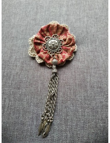 Broche Yoyo en Lin (Fab.Maison)