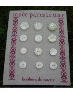 Fiche Boutons Mode Parisienne