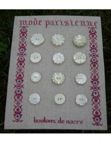 Fiche Boutons Mode Parisienne