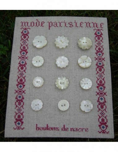 Fiche Boutons Mode Parisienne