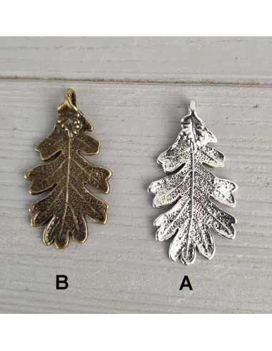 Feuilles de Chêne Argent ou Bronze