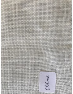 Toile de Lin 15-16 fils Nacrée (Fab. Française)