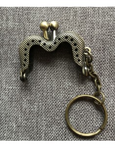 Fermoir Porte-Clefs Cœur 4 cm