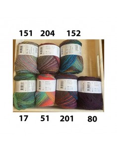 Laine Mille Colori Socks and Lace Luxe de Lang Yarns