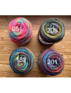 Laine Mille Colori Socks and Lace Luxe de Lang Yarns