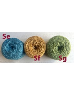 Laine et Soie : 70% Mérinos... 2